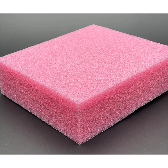 EPE antisztatikus habfólia tábla pink szín, EPE foam  2000x1200x20mm